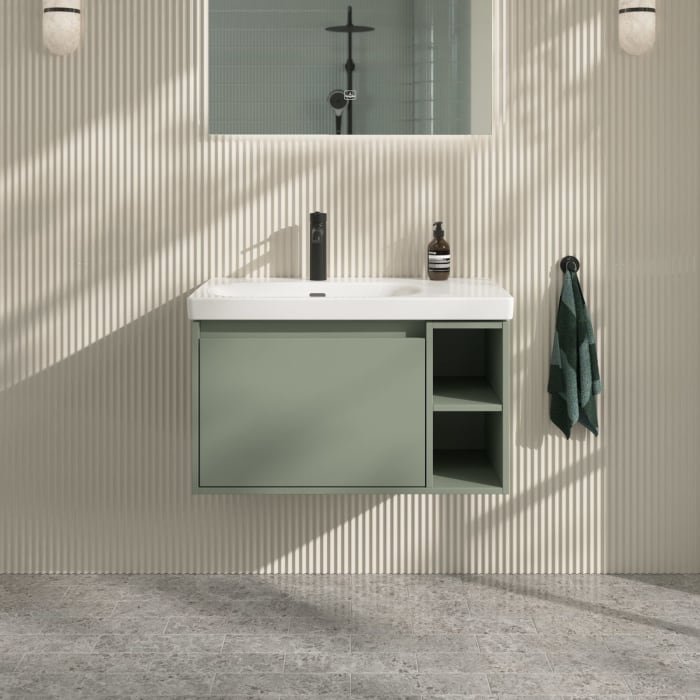 Villeroy & Boch Skyla Waschtischunterschrank 77,2 x 43,6 cm, 1 Auszug, Stauraum rechts