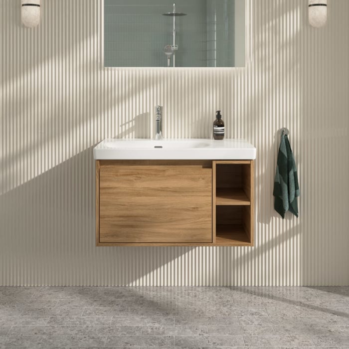 Villeroy & Boch Skyla Waschtischunterschrank 77,2 x 43,6 cm, 1 Auszug, Stauraum rechts