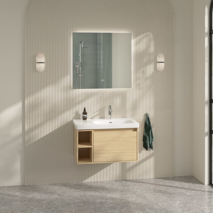Villeroy & Boch Skyla Waschtischunterschrank 77,2 x 43,6 cm, 1 Auszug, Stauraum links