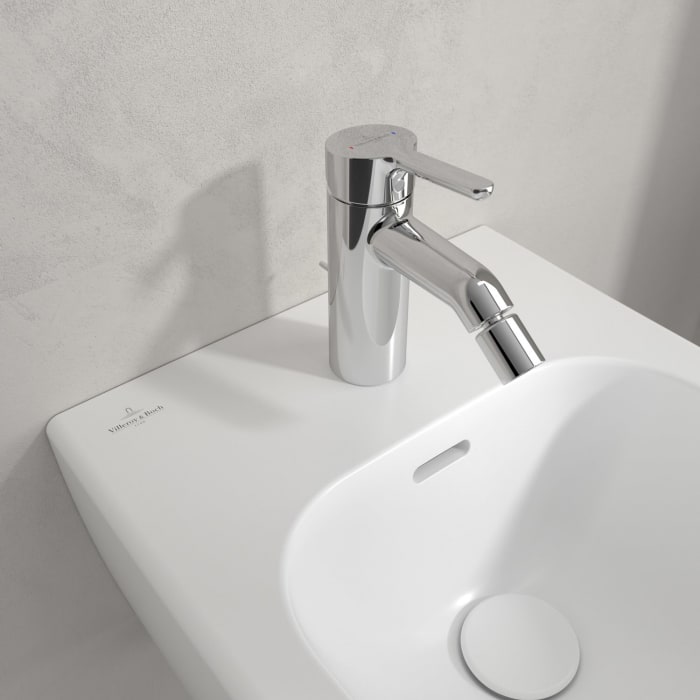 Villeroy & Boch Skyla Bidet wandhängend, 37 x 53 cm mit CeramicPlus