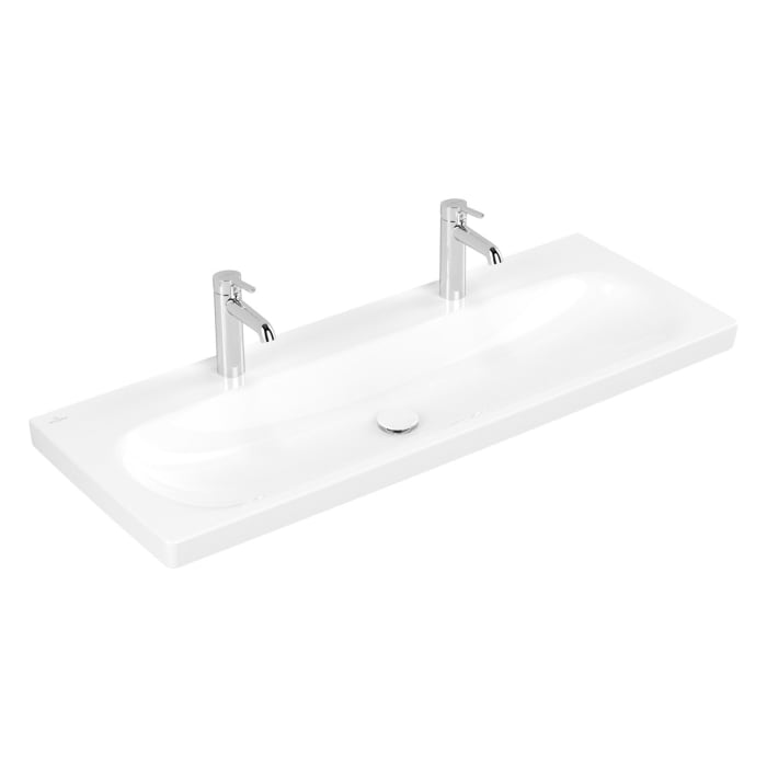 Villeroy & Boch Skyla Doppel-Schrankwaschtisch 120 x 46 cm, ohne Überlauf