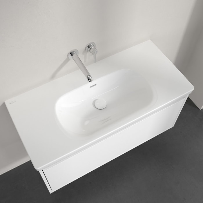Villeroy & Boch Skyla Schrankwaschtisch 100 x 46 cm, mit Überlauf