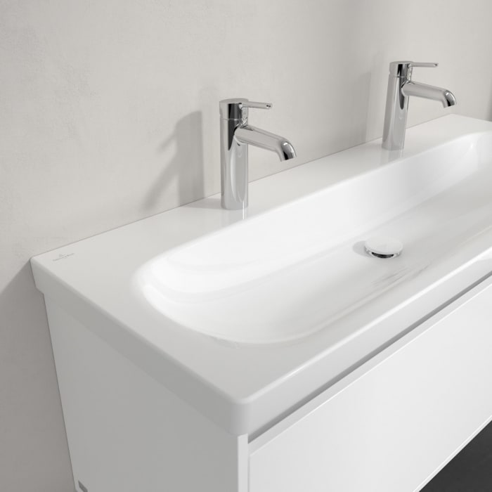 Villeroy & Boch Skyla Doppel-Schrankwaschtisch 120 x 46 cm, ohne Überlauf