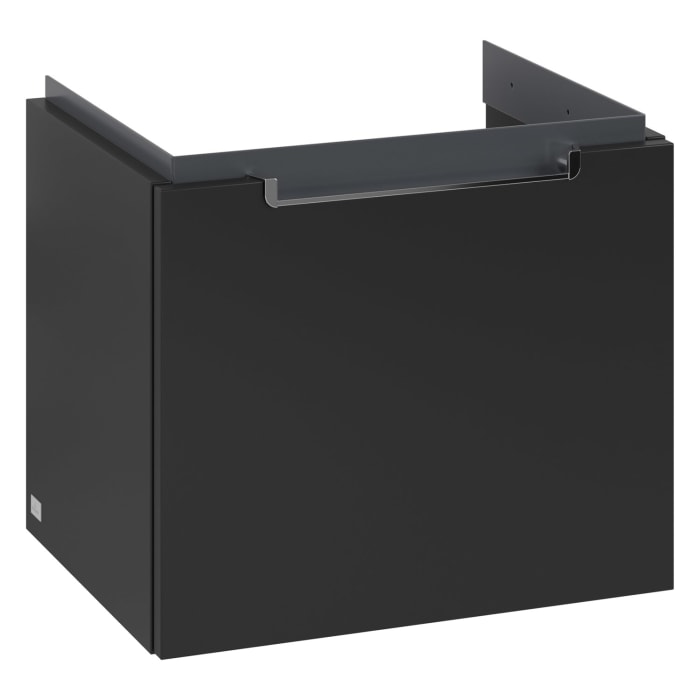 Villeroy & Boch Subway 2.0 Waschtischunterschrank 48,5 cm, Griff chromfarbig glänzend, 1 Auszug