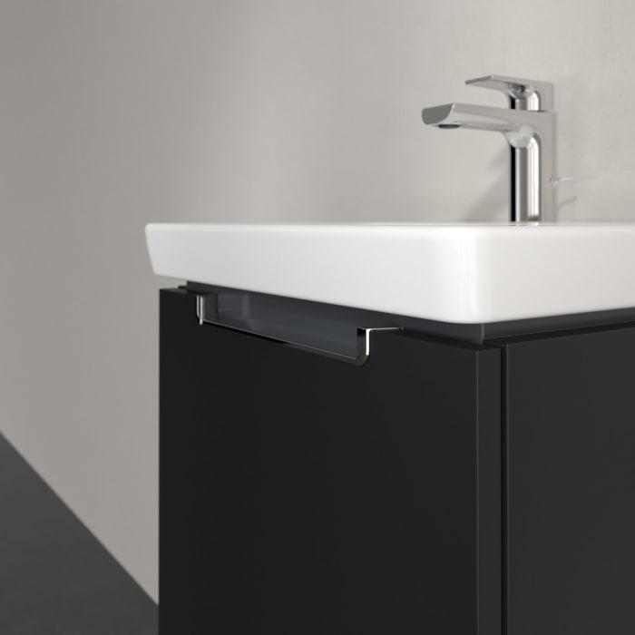 Villeroy & Boch Subway 2.0 Waschtischunterschrank 44 cm, Griff chromfarbig glänzend, 1 Auszug