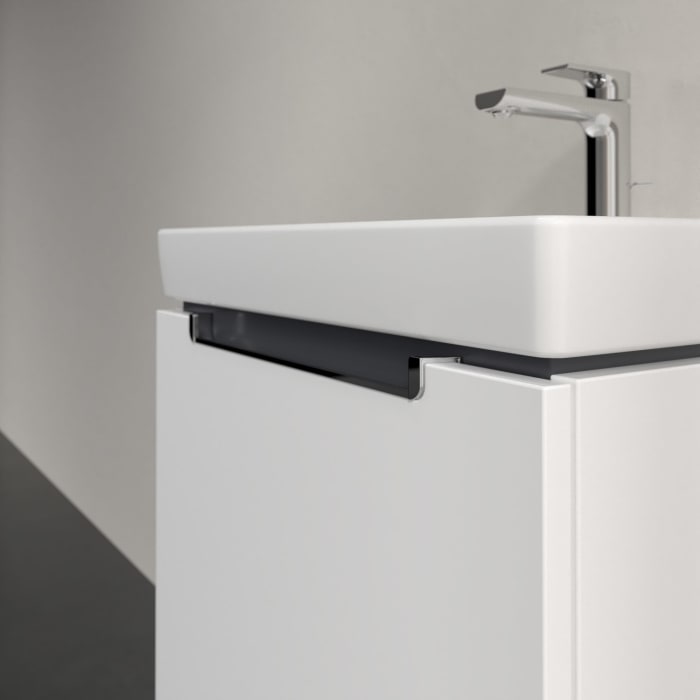 Villeroy & Boch Subway 2.0 Waschtischunterschrank 53,7 cm, Griff chromfarbig glänzend, 1 Auszug