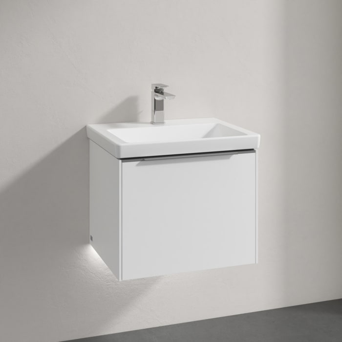 Villeroy & Boch Subway 3.0 Badmöbel-Set 55 cm mit Beleuchtung, 1 Auszug