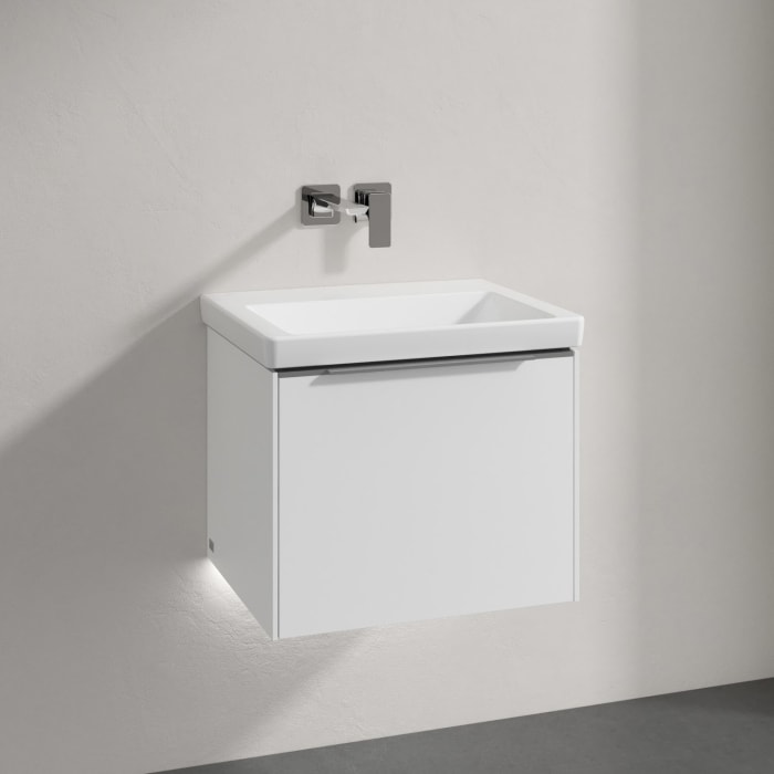 Villeroy & Boch Subway 3.0 Badmöbel-Set 55 cm mit Beleuchtung, 1 Auszug