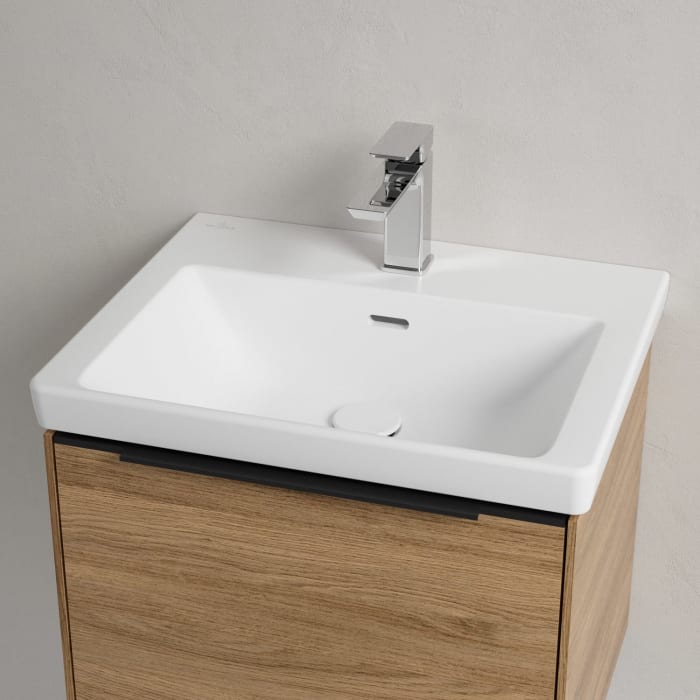 Villeroy & Boch Subway 3.0 Badmöbel-Set 55 cm, Griff volcano black, 1 Auszug