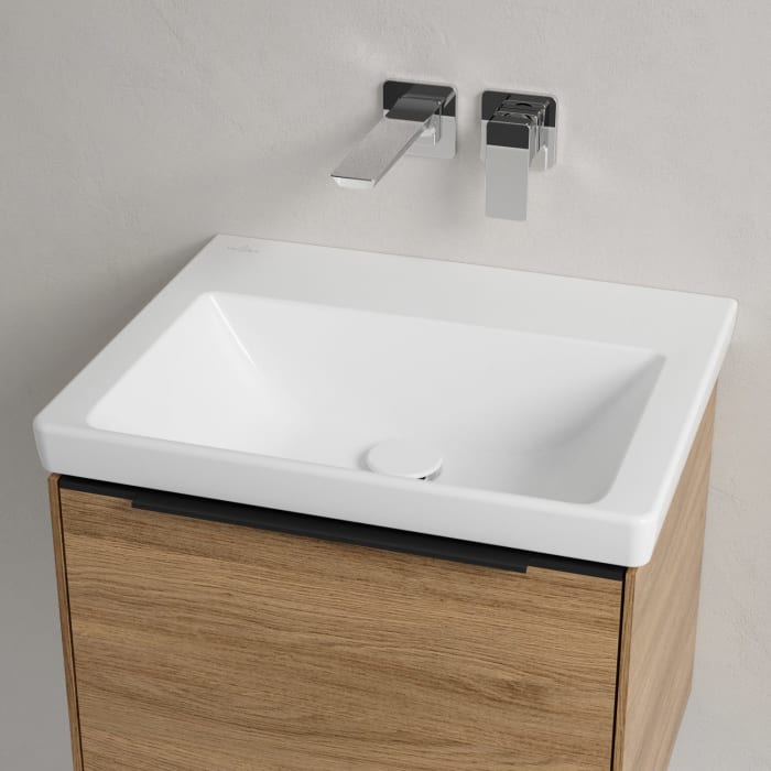 Villeroy & Boch Subway 3.0 Badmöbel-Set 55 cm, Griff volcano black, 1 Auszug