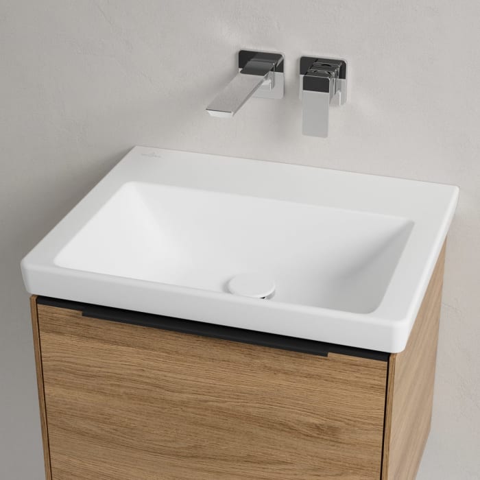 Villeroy & Boch Subway 3.0 Badmöbel-Set 55 cm, Griff volcano black, 1 Auszug