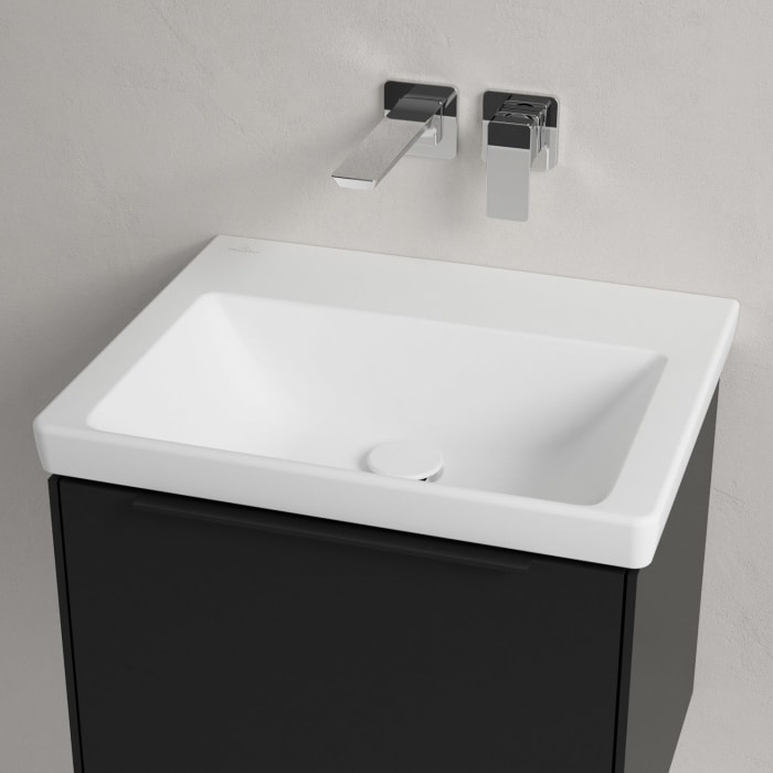 Villeroy & Boch Subway 3.0 Badmöbel-Set 55 cm, Griff volcano black, 1 Auszug