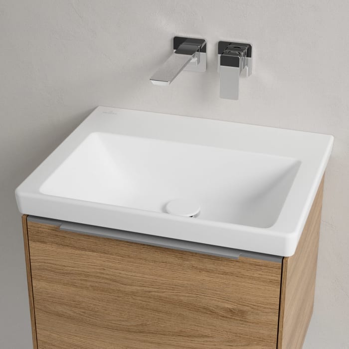 Villeroy & Boch Subway 3.0 Badmöbel-Set 55 cm mit Beleuchtung, 1 Auszug