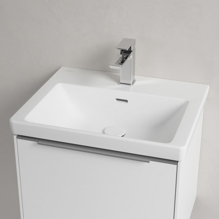 Villeroy & Boch Subway 3.0 Badmöbel-Set 55 cm mit Beleuchtung, 1 Auszug