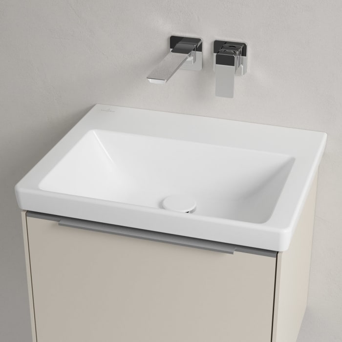 Villeroy & Boch Subway 3.0 Badmöbel-Set 55 cm mit Beleuchtung, 1 Auszug