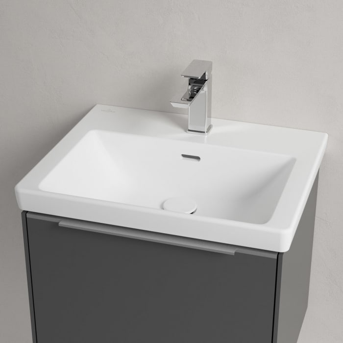 Villeroy & Boch Subway 3.0 Badmöbel-Set 55 cm mit Beleuchtung, 1 Auszug