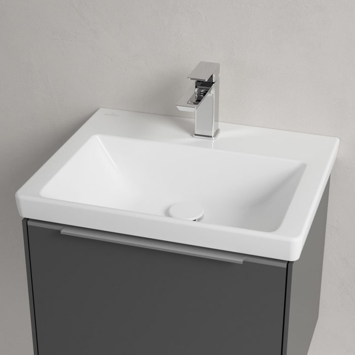 Villeroy & Boch Subway 3.0 Badmöbel-Set 55 cm mit Beleuchtung, 1 Auszug