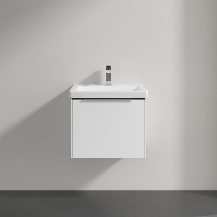 Villeroy & Boch Subway 3.0 Badmöbel-Set 55 cm mit Beleuchtung, 1 Auszug