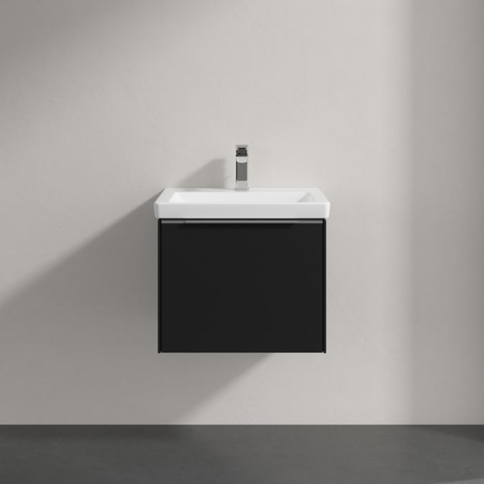 Villeroy & Boch Subway 3.0 Badmöbel-Set 55 cm mit Beleuchtung, 1 Auszug