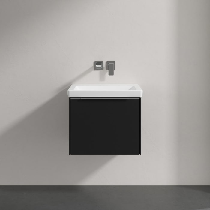 Villeroy & Boch Subway 3.0 Badmöbel-Set 55 cm mit Beleuchtung, 1 Auszug