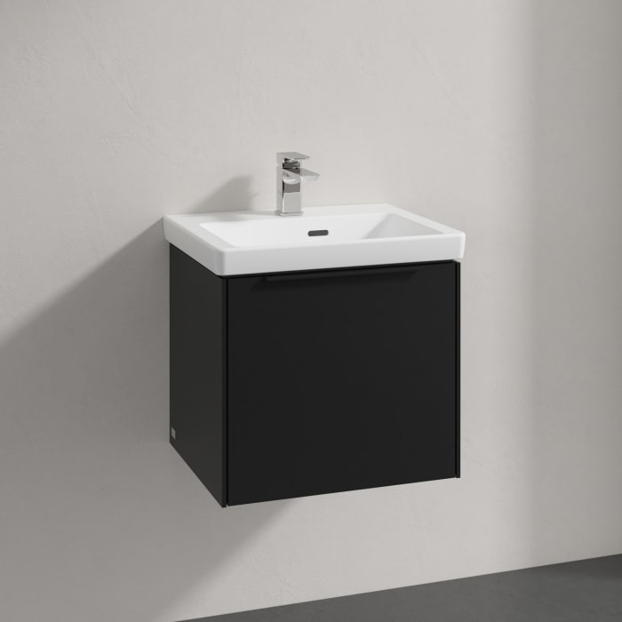 Villeroy & Boch Subway 3.0 Badmöbel-Set 50 cm, Griff volcano black, 1 Auszug