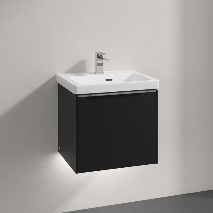 Villeroy & Boch Subway 3.0 Badmöbel-Set 50 cm mit Beleuchtung, 1 Auszug