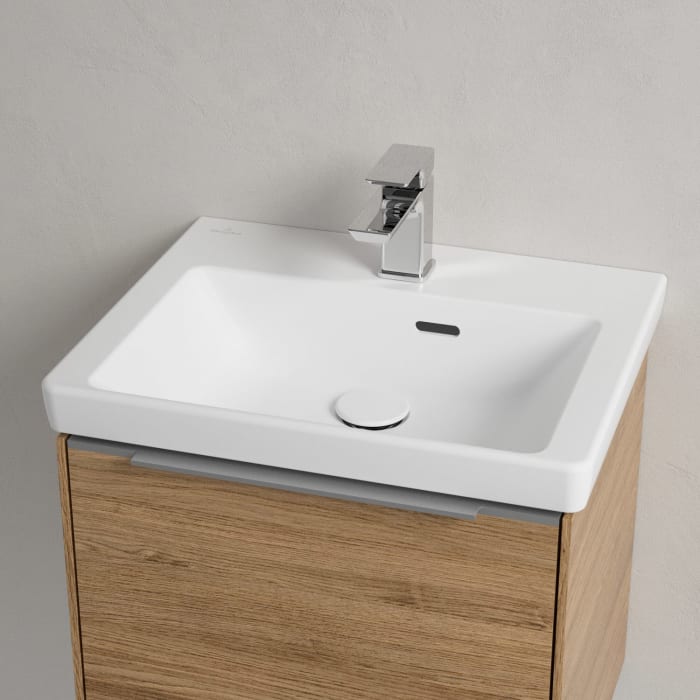 Villeroy & Boch Subway 3.0 Badmöbel-Set 50 cm mit Beleuchtung, 1 Auszug