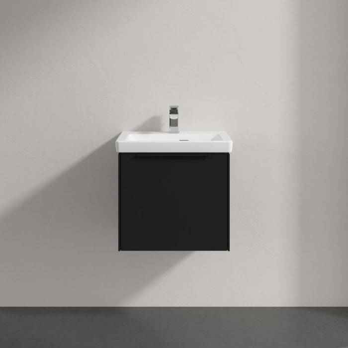 Villeroy & Boch Subway 3.0 Badmöbel-Set 50 cm, Griff volcano black, 1 Auszug