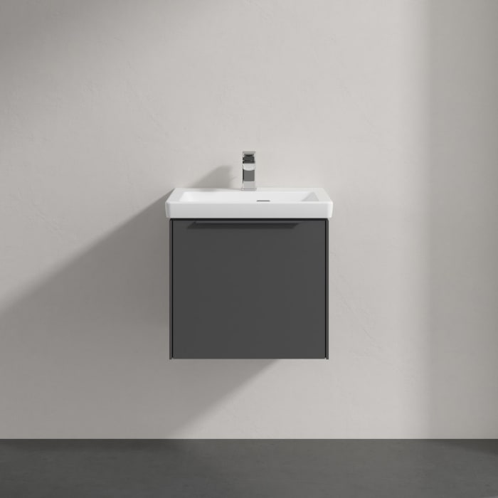 Villeroy & Boch Subway 3.0 Badmöbel-Set 50 cm, Griff in Möbelfarbe, 1 Auszug