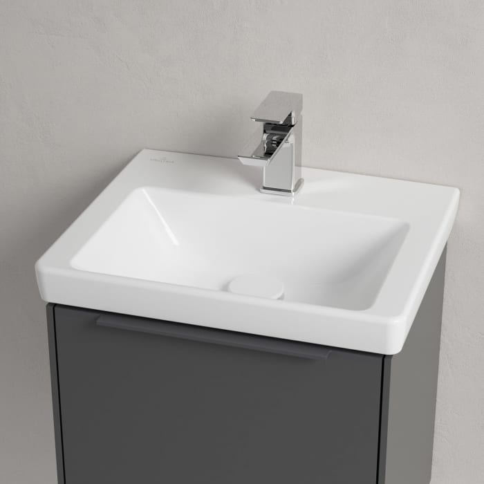 Villeroy & Boch Subway 3.0 Badmöbel-Set 45 cm, Griff in Möbelfarbe, 1 Tür Anschlag links