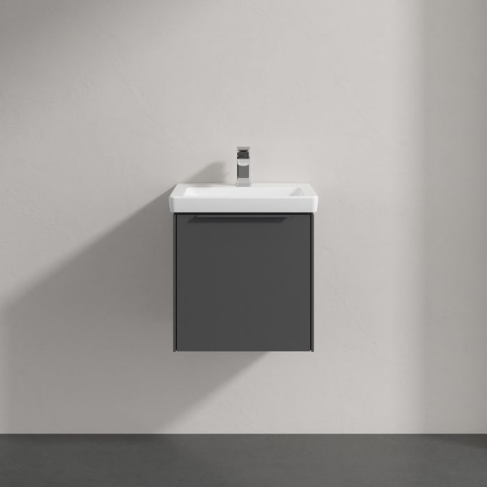 Villeroy & Boch Subway 3.0 Badmöbel-Set 45 cm, Griff in Möbelfarbe, 1 Tür Anschlag rechts