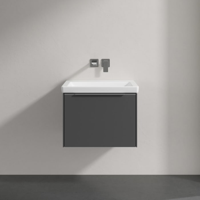 Villeroy & Boch Subway 3.0 Badmöbel-Set 60 cm mit Beleuchtung, 1 Auszug