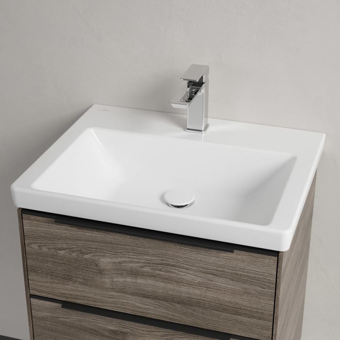 Villeroy & Boch Subway 3.0 Badmöbel-Set 60 cm, Griff volcano black, 2 Auszüge