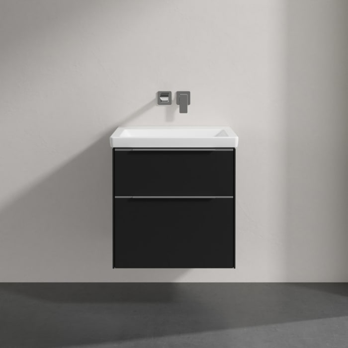 Villeroy & Boch Subway 3.0 Badmöbel-Set 60 cm mit Beleuchtung, 2 Auszüge