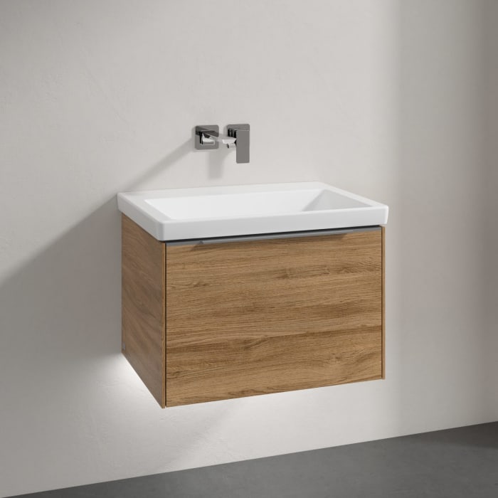 Villeroy & Boch Subway 3.0 Badmöbel-Set 65 cm mit Beleuchtung, 1 Auszug