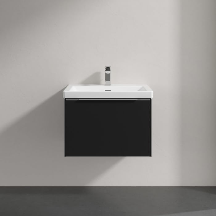 Villeroy & Boch Subway 3.0 Badmöbel-Set 65 cm mit Beleuchtung, 1 Auszug