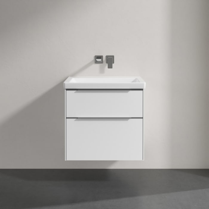 Villeroy & Boch Subway 3.0 Badmöbel-Set 65 cm mit Beleuchtung, 2 Auszüge