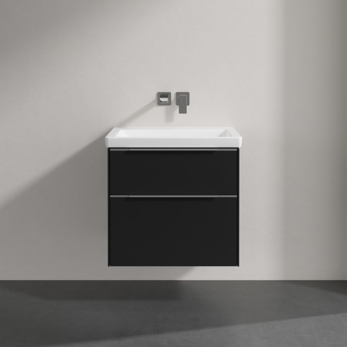 Villeroy & Boch Subway 3.0 Badmöbel-Set 65 cm mit Beleuchtung, 2 Auszüge