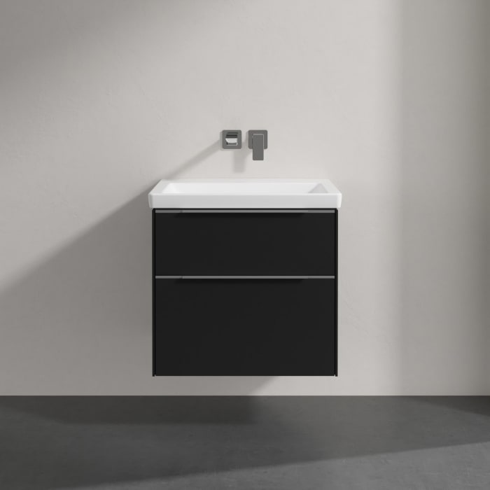 Villeroy & Boch Subway 3.0 Badmöbel-Set 65 cm mit Beleuchtung, 2 Auszüge