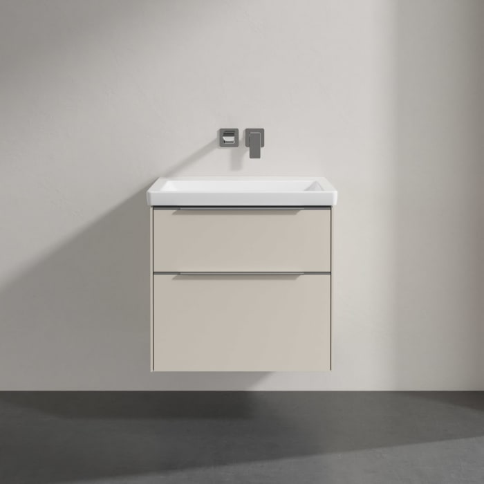 Villeroy & Boch Subway 3.0 Badmöbel-Set 65 cm mit Beleuchtung, 2 Auszüge