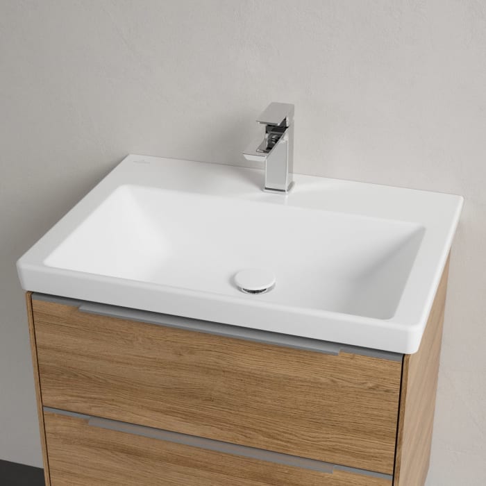 Villeroy & Boch Subway 3.0 Badmöbel-Set 65 cm mit Beleuchtung, 2 Auszüge