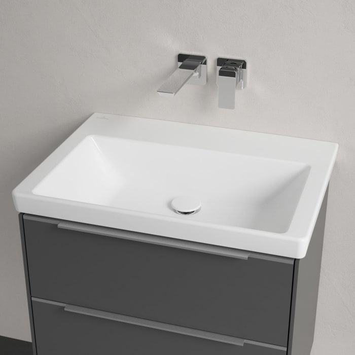 Villeroy & Boch Subway 3.0 Badmöbel-Set 65 cm mit Beleuchtung, 2 Auszüge