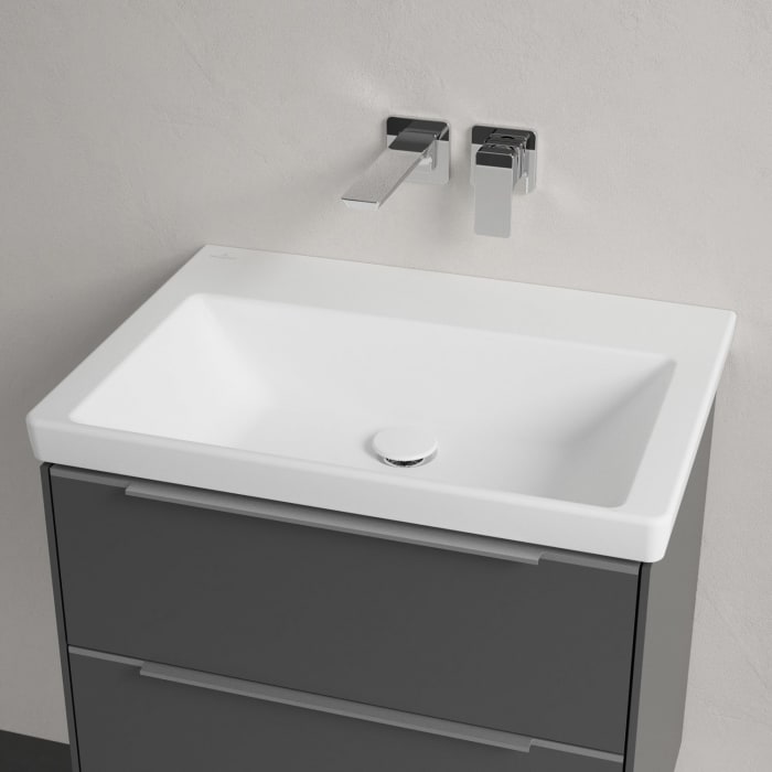 Villeroy & Boch Subway 3.0 Badmöbel-Set 65 cm mit Beleuchtung, 2 Auszüge