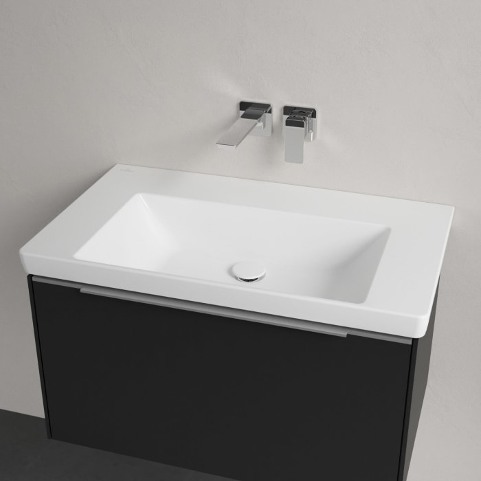 Villeroy & Boch Subway 3.0 Badmöbel-Set 80 cm mit Beleuchtung, 1 Auszug