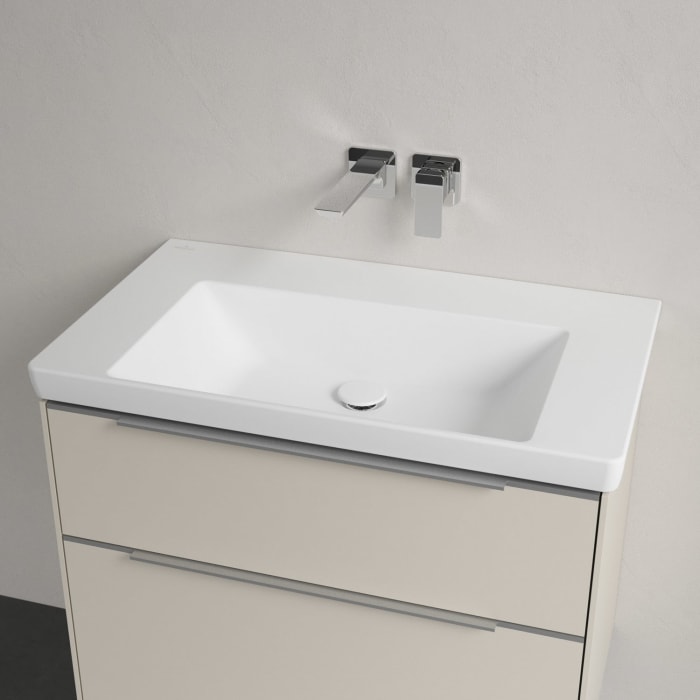 Villeroy & Boch Subway 3.0 Badmöbel-Set 80 cm mit Beleuchtung, 2 Auszüge