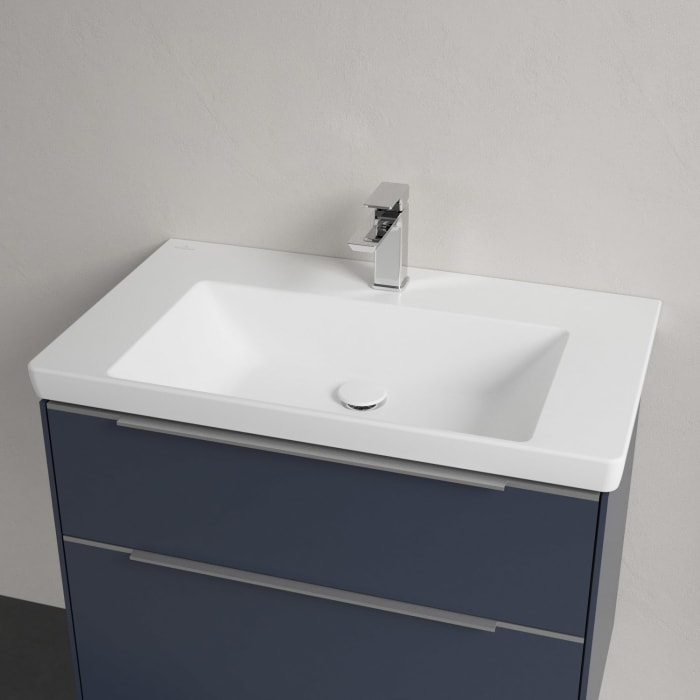 Villeroy & Boch Subway 3.0 Badmöbel-Set 80 cm mit Beleuchtung, 2 Auszüge