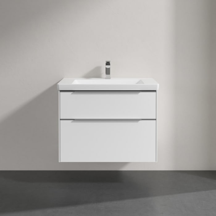 Villeroy & Boch Subway 3.0 Badmöbel-Set 80 cm mit Beleuchtung, 2 Auszüge