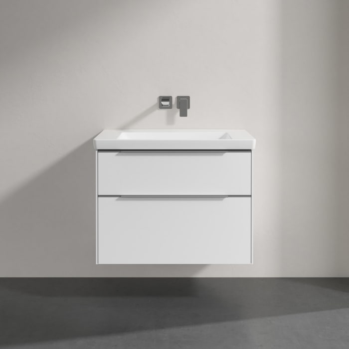 Villeroy & Boch Subway 3.0 Badmöbel-Set 80 cm mit Beleuchtung, 2 Auszüge
