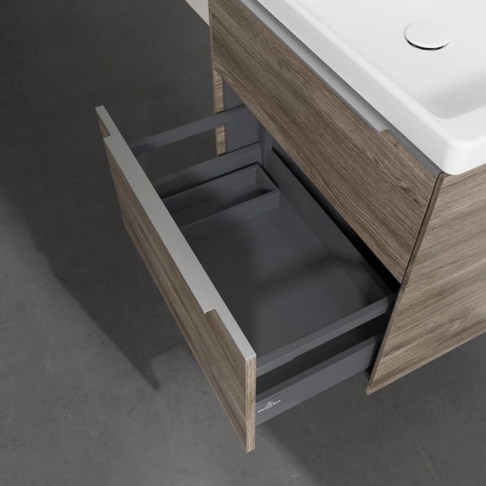 Villeroy & Boch Subway 3.0 Badmöbel-Set 65 cm, 2 Auszüge