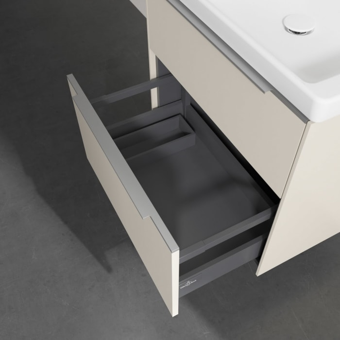 Villeroy & Boch Subway 3.0 Badmöbel-Set 65 cm, 2 Auszüge